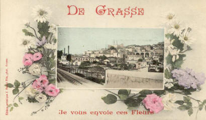 Grasse from viaduct of the CFDP