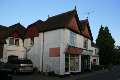The former grocers store in Ardingly which Winifred used for storage