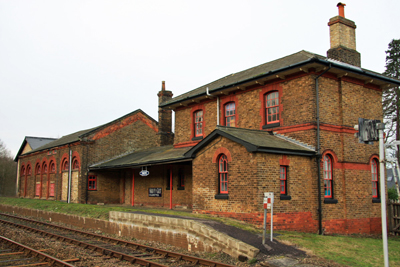 Bealings station in Suffolk after closure