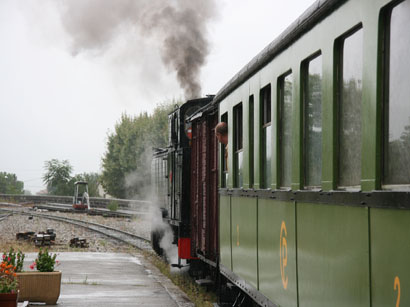 Sunday steam service near Entrevaux in Sept 2011