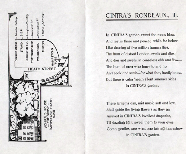 Invitation to a Cintra evening in the Rose Garden